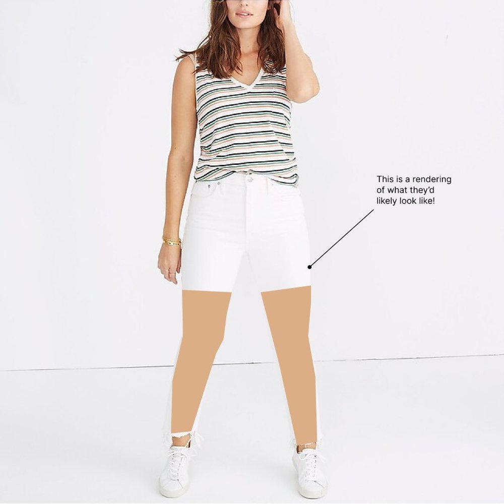 The Perfect Summer Jean 8 inch Shorts, size 30, Tile White